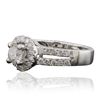 Image 2 : 14KT White Gold 1.20ctw Diamond Ring