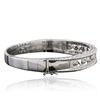 Image 2 : 18KT White Gold 1.43ctw Diamond Bangle Bracelet