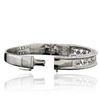 Image 3 : 18KT White Gold 1.43ctw Diamond Bangle Bracelet