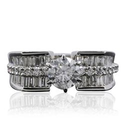 18KT White Gold 2.30ctw Diamond Ring