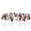 Image 3 : 14KT White Gold 15.67ctw Ruby and Diamond Bracelet