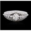 Image 1 : 14KT White Gold 2.30ctw Diamond Ring