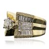 Image 2 : 18KT Yellow Gold 3.51ctw Diamond Ring