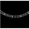 Image 2 : 14KT White Gold 56.40ctw Sapphire and Diamond Necklace