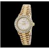 Image 1 : Ladies Rolex 14KT Yellow Gold 1.45ctw Diamond Oyster Perpetual Wristwatch