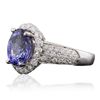 Image 2 : 14KT White Gold 2.88ct Tanzanite and Diamond Ring