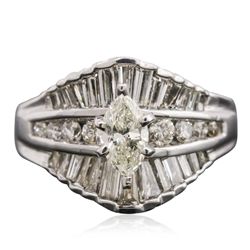 14KT White Gold 2.82ctw Diamond Ring