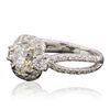 Image 2 : 18KT White Gold EGL Certified 1.71ctw Diamond Ring