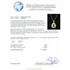 Image 3 : 14KT Yellow Gold 1.71ct Emerald and Diamond Pendant
