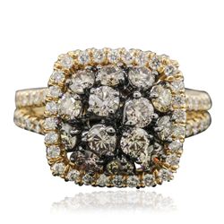 14KT Yellow Gold 1.67ctw Diamond Ring