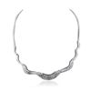 Image 2 : 18KT White Gold 6.14ctw Diamond Necklace