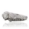 Image 2 : 14KT White Gold 1.15ctw Diamond Ring