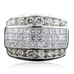 18KT White Gold 4.92ctw Diamond Ring