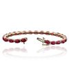 Image 3 : 14KT Yellow Gold 17.75ctw Ruby and Diamond Bracelet