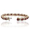 Image 3 : 14KT Yellow Gold 11.34ctw Ruby and Diamond Bracelet