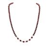 Image 1 : 14KT Yellow Gold 51.80ctw Ruby and Diamond Necklace