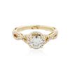 Image 1 : 14KT Yellow Gold 0.93ctw Diamond Ring