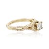 Image 2 : 14KT Yellow Gold 0.93ctw Diamond Ring