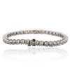 Image 3 : 14KT White Gold 4.40ctw Diamond Tennis  Bracelet