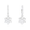 Image 1 : 14KT White Gold 2.66ctw Diamond Earrings