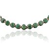 Image 2 : 14KT Yellow Gold 37.26ctw Emerald and Diamond Necklace