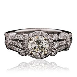 18KT White Gold 1.44ctw Diamond Ring