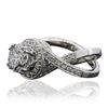 Image 2 : 18KT White Gold 3.17ctw EGL USA Certified Diamond Ring