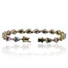 Image 3 : 14KT Yellow Gold 16.08ctw Fancy Sapphire Bracelet