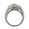 Image 3 : 14KT White Gold 1.15ctw Diamond Ring