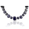 Image 2 : 14KT White Gold 85.76ctw Sapphire Necklace