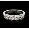 Image 1 : 14KT White Gold 1.38ctw Diamond Ring