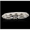 Image 2 : 14KT White Gold 3.09ctw Diamond Bracelet