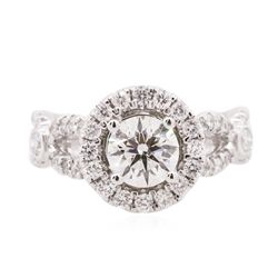 14KT White Gold 1.56ctw Diamond Ring