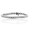 Image 1 : 14KT White Gold 7.89ctw Diamond Tennis  Bracelet