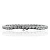 Image 2 : 14KT White Gold 7.89ctw Diamond Tennis  Bracelet