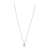 Image 2 : 14KT White Gold 0.90ctw Diamond Pendant With Chain
