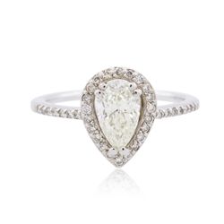 14KT White Gold 0.96ctw Diamond Ring