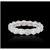 Image 1 : 14KT White Gold 4.37ctw Diamond Ring