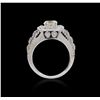 Image 3 : 18KT White Gold 2.00ctw Diamond Ring