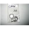 Image 1 : VINTAGE *RARE* BEAUTIFUL EARRINGS STAMPED *CORO* WITH UNIQUE DESIGN AND SCREW BACKS!! EARRINGS CAME
