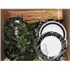 Image 1 : BOX OF SHOWHOME PLATES AND ORNAMENTS