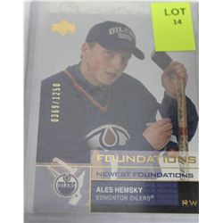 ALES HEMSKY NUMBERED ROOKIE CARD 369/1250