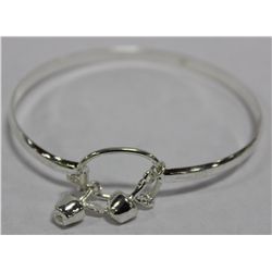 STERLING SILVER BANGLE BRACELET