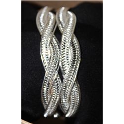 TWISTED SILVER BRACELET