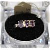 Image 1 : AMETHYST SILVER RING SIZE 7