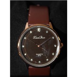 XIAN BEIN WOMEN'S WATCH BROWN STRAP