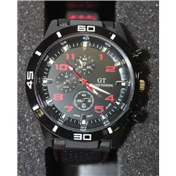 GT GRAND TOURING MAN'S WATCH RUBBER BAND