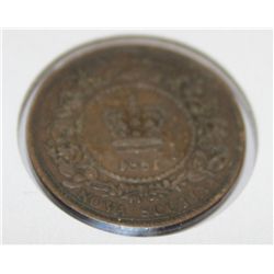 NOVA SCOTIA 1861 LARGE 1C SCARCE PRE-CONFEDERATION