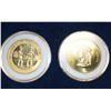 Image 1 : GOLD PLATED ASSEMBLY OF TREATY CHIEF MEDALLIONS