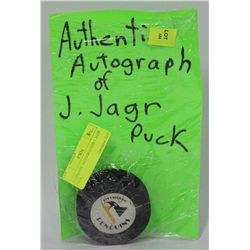 AUTHENTIC AUTOGRAPHED J. JAGR PUCK